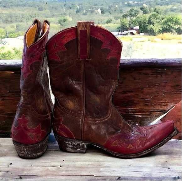 Vintage Old Gringo handmade in Mexico gorgeous hand stitching SZ9.5 - Picture 9 of 17